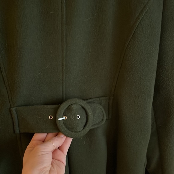 Forever 21 Green Pea Coat - Picture 5 of 8